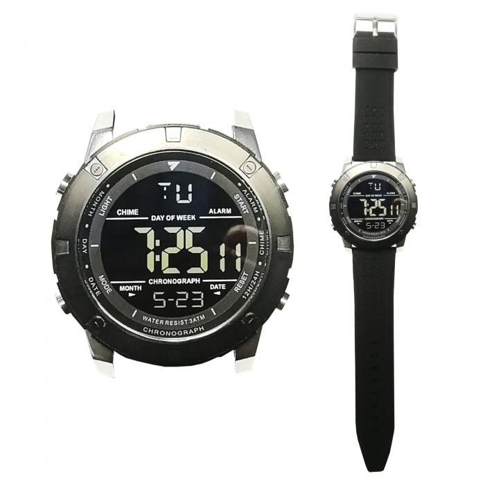 Zegarek Elektroniczny Cyfrowy LCD Seven For 7